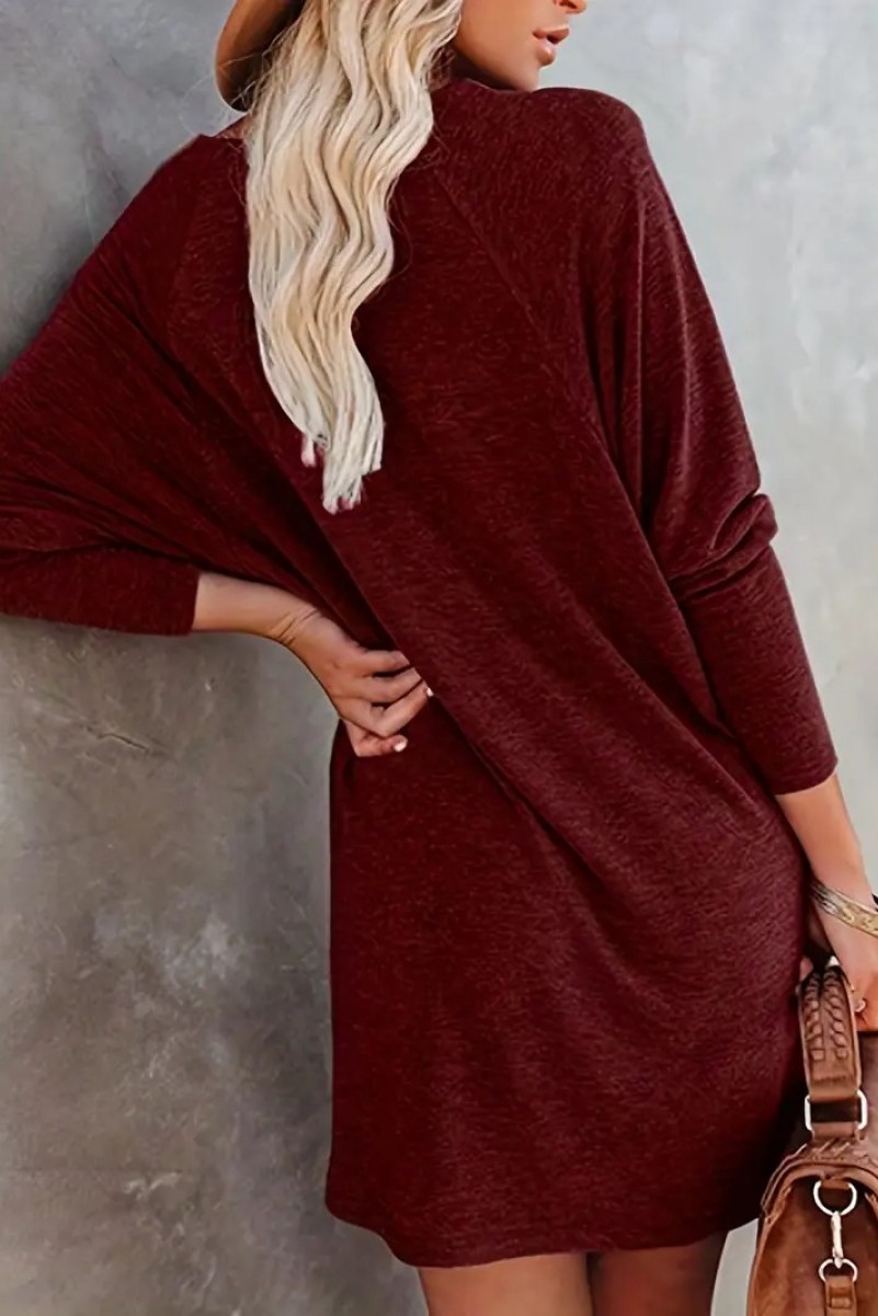 Batwing-Long-Sleeve-Dress