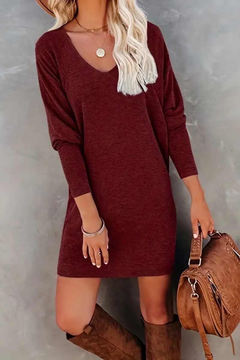 Batwing-Long-Sleeve-Dress