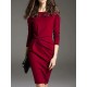 Twist-Solid-Dress