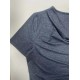 Button-Decor-Ruched-T-Shirt