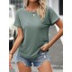 Eyelet-Crew-Neck-T-Shirt